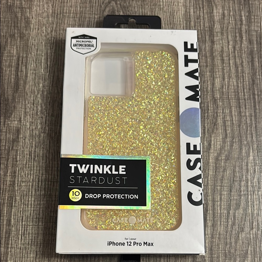 Case-Mate Gold Glitter iPhone 12/12 Pro Case